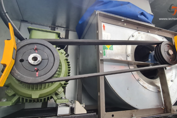 AHU Drive pulley alignment