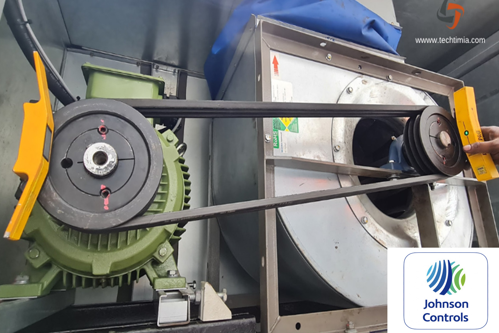 AHU Drive pulley alignment service