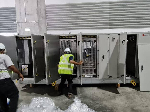 AHU FCU Blower Supply Installation, Techtimia, Singapore