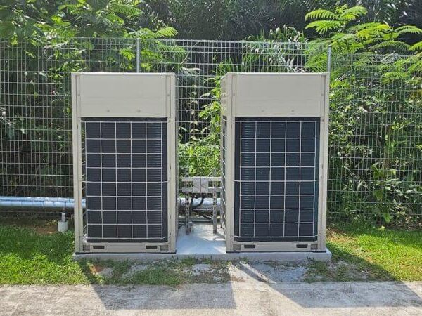 Outdoor Daikin VRV system installation in Singapore