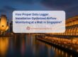 Data Logger Installation Optimized Airflow in Singapore Mall