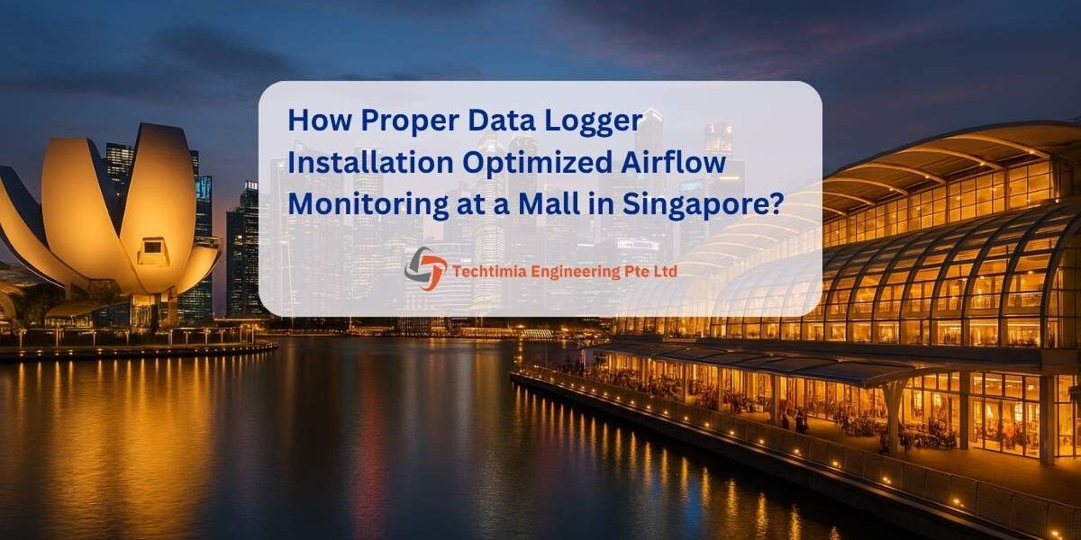 Data Logger Installation Optimized Airflow in Singapore Mall
