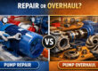 commercial water pump repair and pump overhaul in Singapore