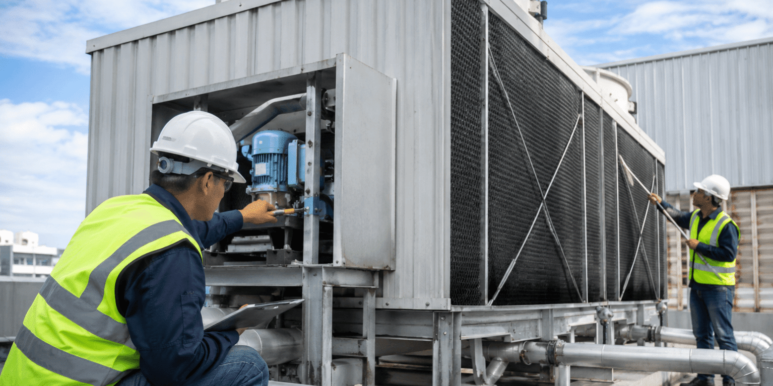 Commercial Cooling Towers PM Service
