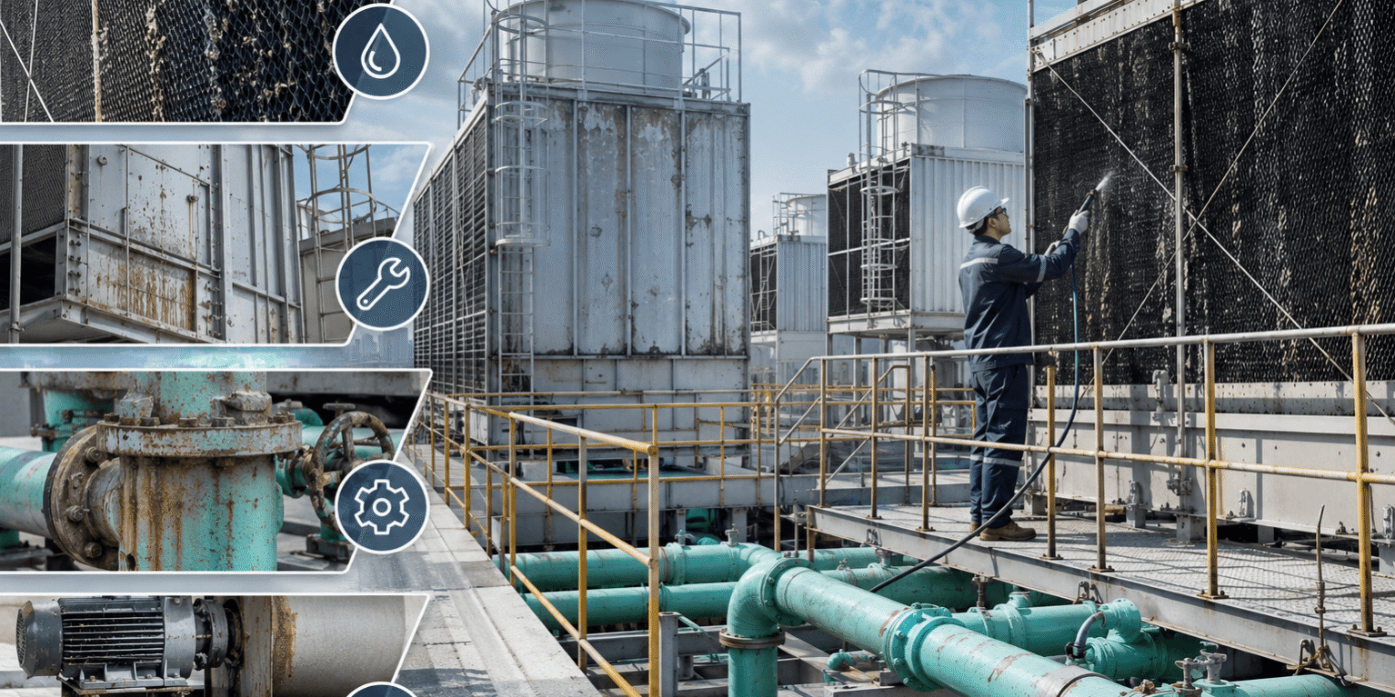 cooling tower PM service in Singapore cooling tower PM service in Singapore