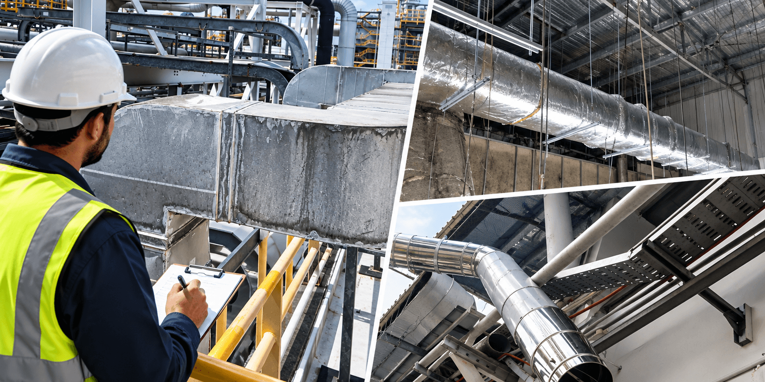 Commercial Ductwork Needs Repair or Replacement Commercial Ductwork Needs Repair or Replacement